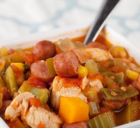 No Roux Chicken Gumbo